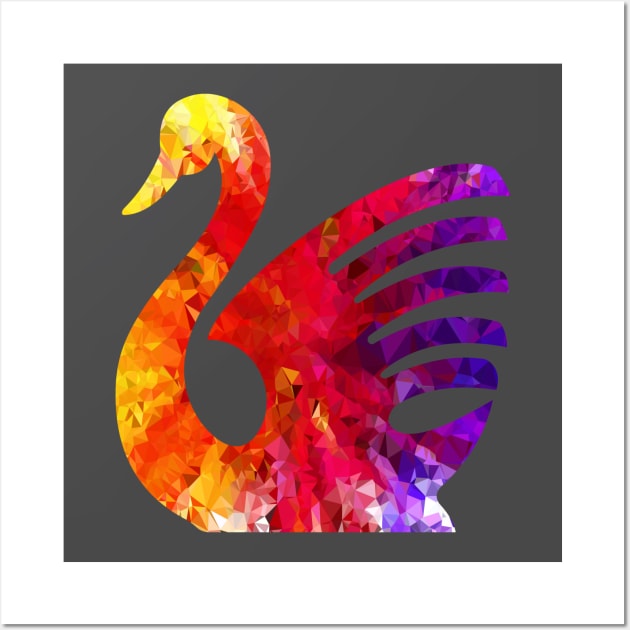 Swan Wall Art by DrDesign